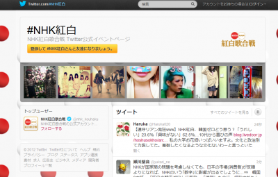 NHK紅白Twitter