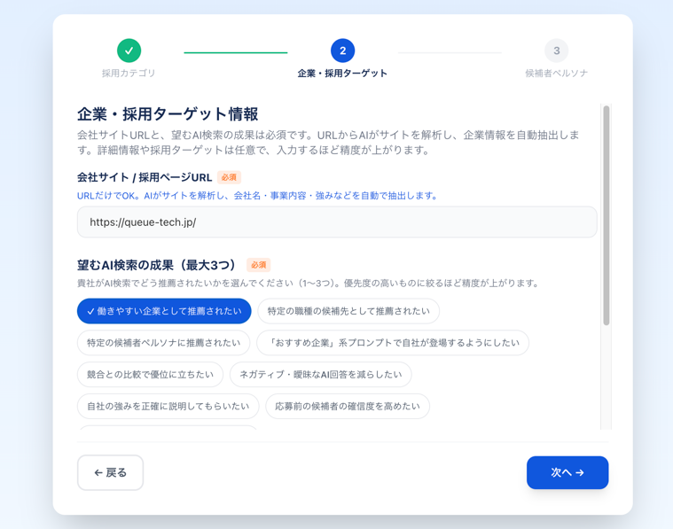 AI検索採用ジャーニーマップ