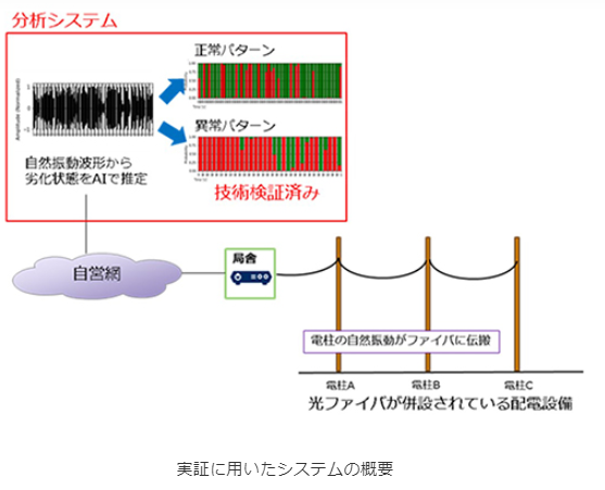 電柱のひび割れ