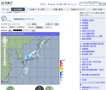 高解像度降水ナウキャスト