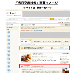 空席情報